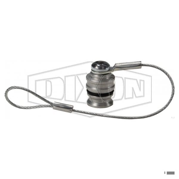 Dixon H Series Interchange Dust Plug, 1 in Nominal, Aluminum, Domestic 8HDP-A - main